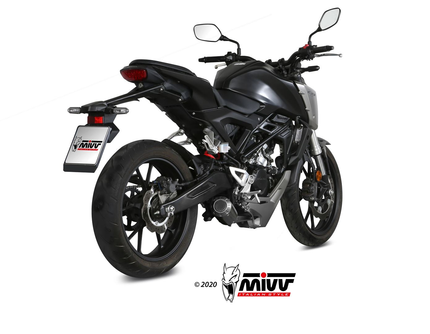 SCARICO COMPLETO IN CARBONIO RACING MIVV MK3 HONDA CB 125 R 2018 - 2020