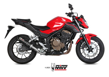 Terminale Di Scarico Inox Nero Mivv Gp Honda Cb 500 F 2016-2018