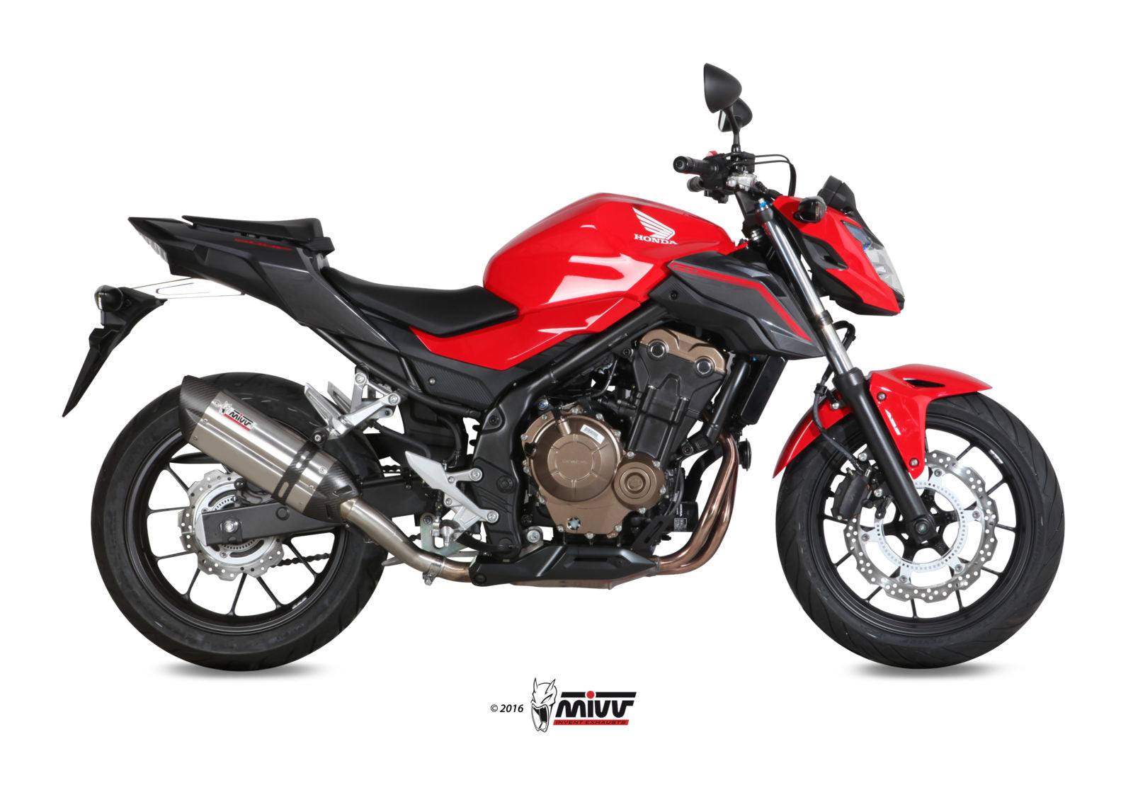 TERMINALE DI SCARICO IN ACCIAIO INOX MIVV SUONO HONDA CB 500 F 2016 - 2018