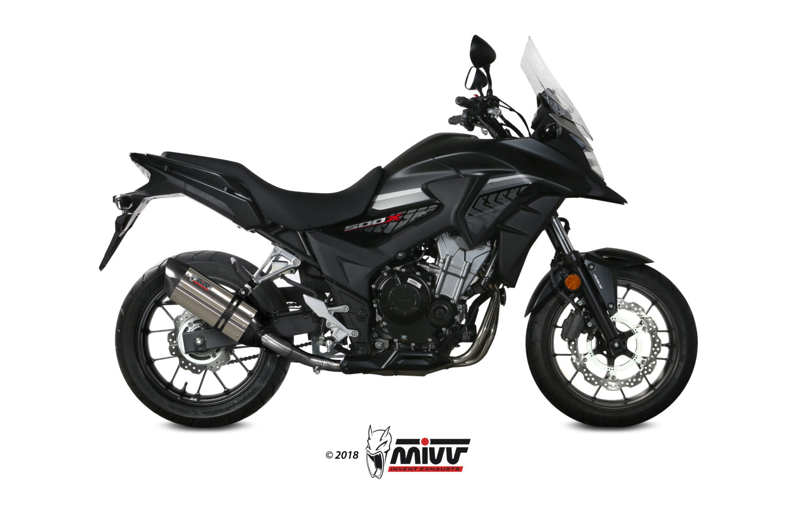 TERMINALE DI SCARICO IN ACCIAIO INOX MIVV SUONO HONDA CB 500 X 2017 - 2020