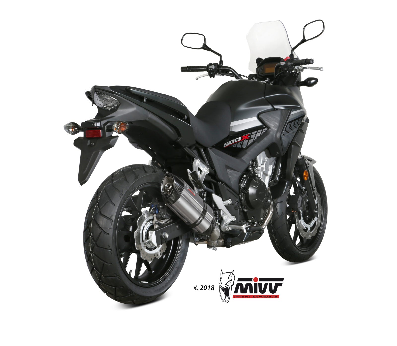 TERMINALE DI SCARICO IN ACCIAIO INOX MIVV SUONO HONDA CB 500 X 2017 - 2020