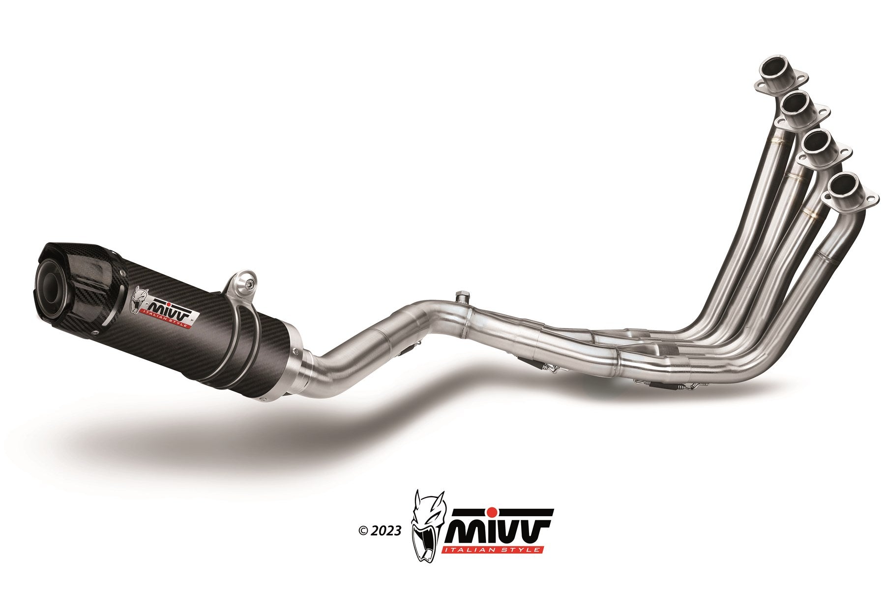 SCARICO COMPLETO IN CARBONIO MIVV GP HONDA CB 650 F 2014 - 2018