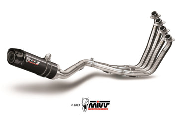 Scarico Completo Mivv Inox Nero Gp Honda Cb 650 F 2014-2018