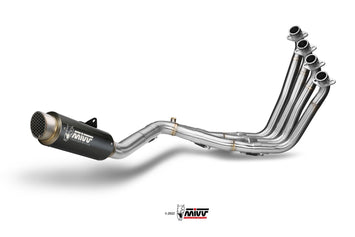 Scarico Completo Mivv Inox Nero Gppro Honda Cb 650 F 2014-2018