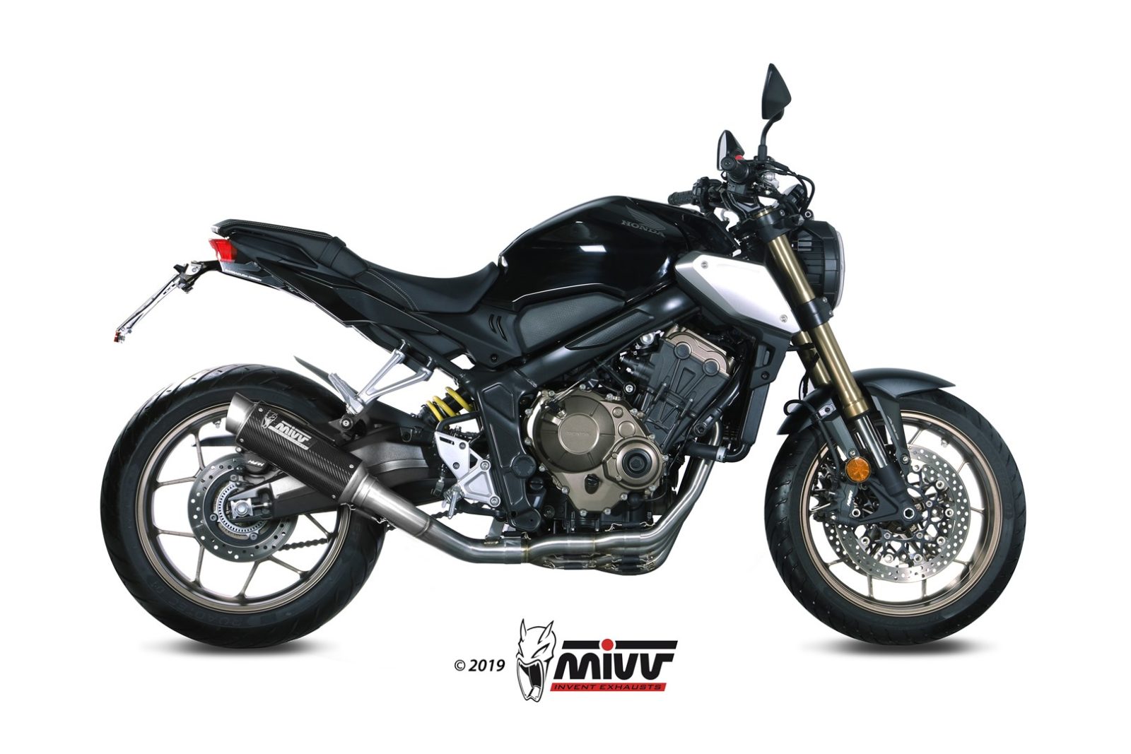 SCARICO COMPLETO IN CARBONIO MIVV GPPRO HONDA CB 650 R 2019 - 2023
