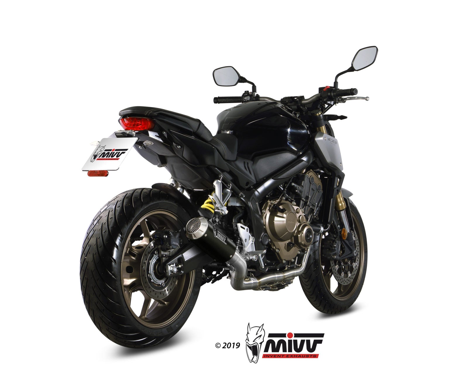 SCARICO COMPLETO IN CARBONIO RACING MIVV MK3 HONDA CB 650 R 2019 - 2023