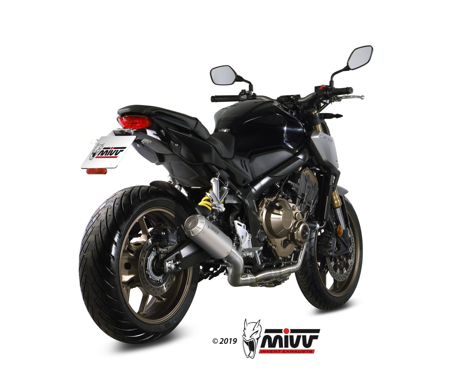 SCARICO COMPLETO IN ACCIAIO INOX RACING MIVV MK3 HONDA CB 650 R 2019 - 2023