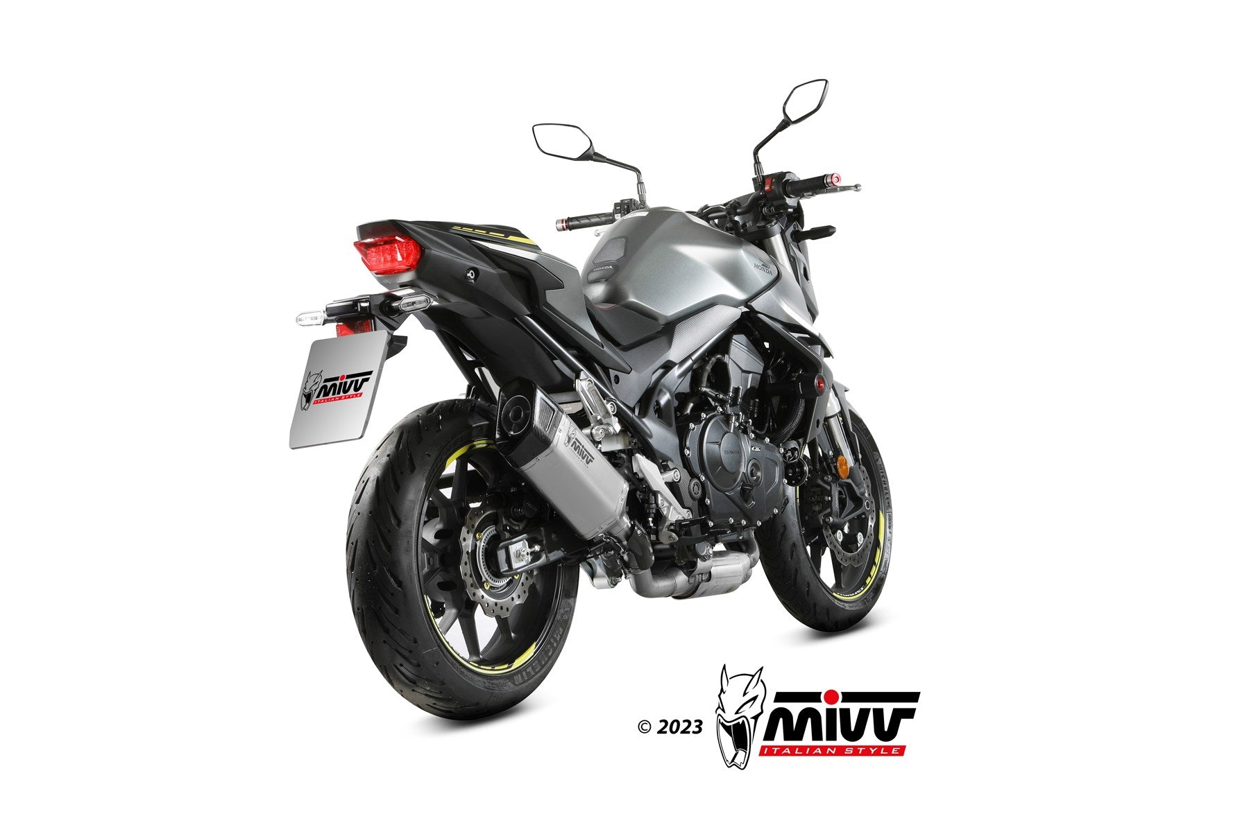 TERMINALI DI SCARICO IN ACCIAIO INOX MIVV SR-1 HONDA CB750 HORNET 2023 - 2024