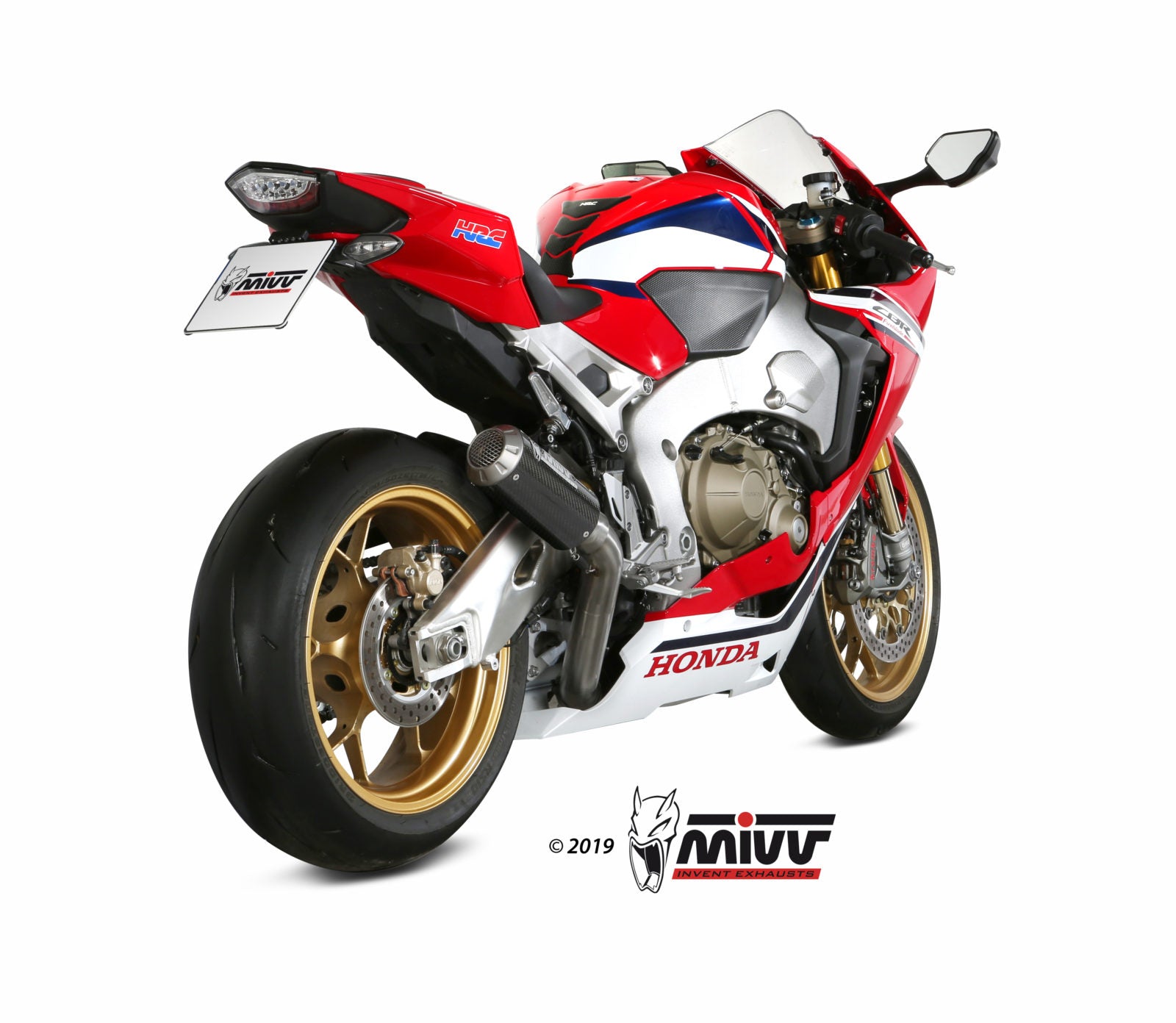 TERMINALI DI SCARICO IN CARBONIO RACING MIVV MK3 HONDA CBR 1000 RR 2017 - 2019