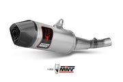 TERMINALE DI SCARICO IN TITANIO RACING MIVV STR1 HONDA CRF 450 R 2021 - 2024