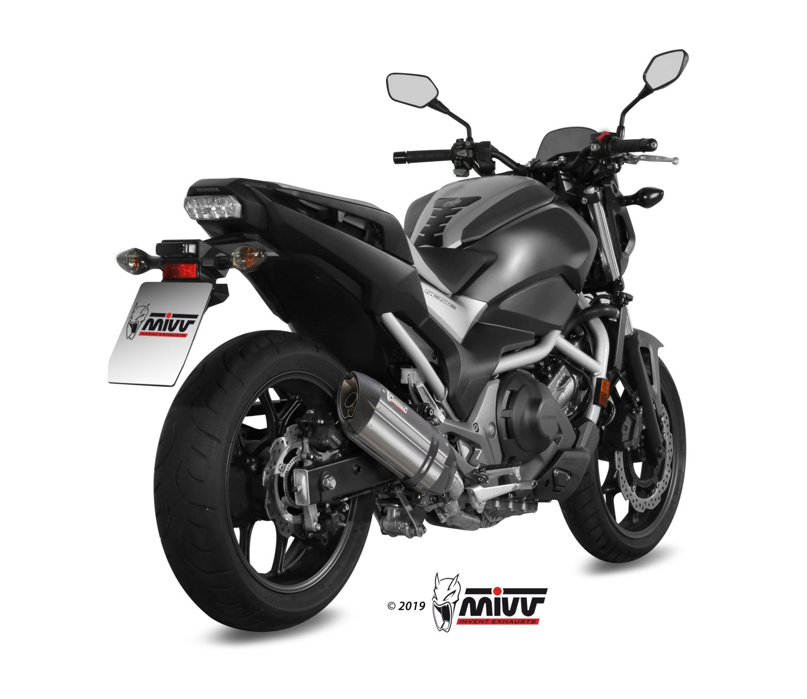 TERMINALI DI SCARICO IN ACCIAIO INOX MIVV SUONO HONDA NC 750 S / X 2016 - 2022