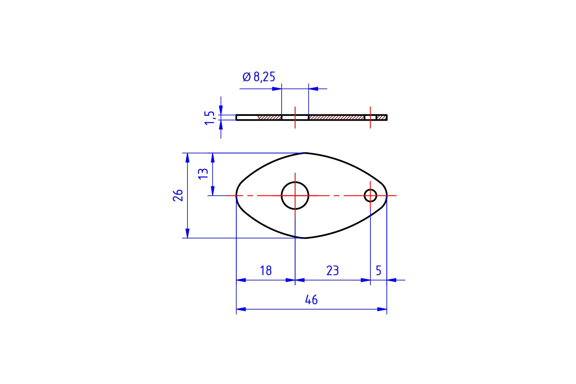 PIASTRINE ADATTATORE FRECCE CNC RACING DUCATI MULTISTRADA V4 PIKES PEAK