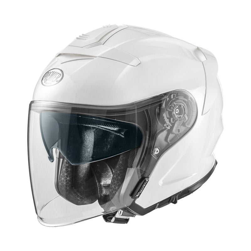 CASCO DA MOTO JET PREMIER JT-5 BIANCO