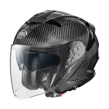 CASCO DA MOTO JET PREMIER JT-5 CARBON