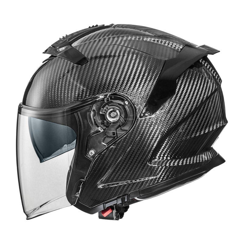 CASCO DA MOTO JET PREMIER JT-5 CARBON
