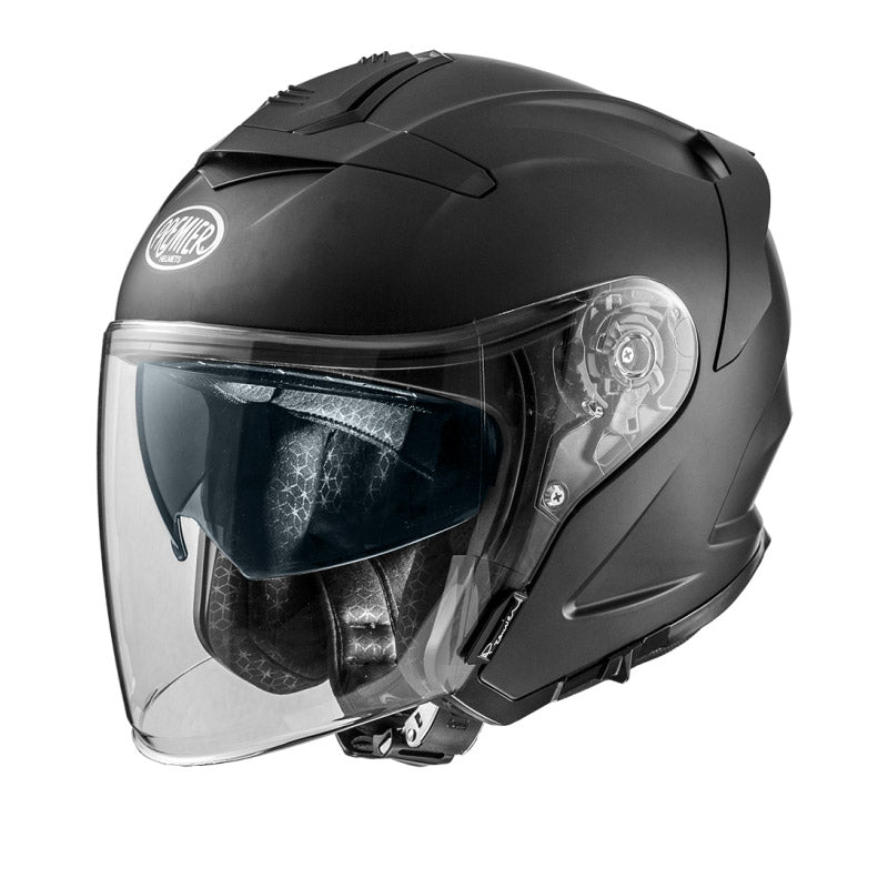 CASCO DA MOTO JET PREMIER JT-5 NERO OPACO