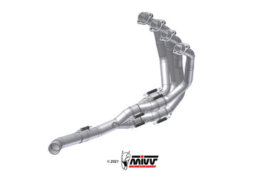 Collettore Mivv Decatalizzato Kawasaki Z900 2017-2019