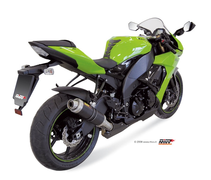 TERMINALE DI SCARICO IN CARBONIO MIVV GP KAWASAKI ZX-10 R 2008 - 2010