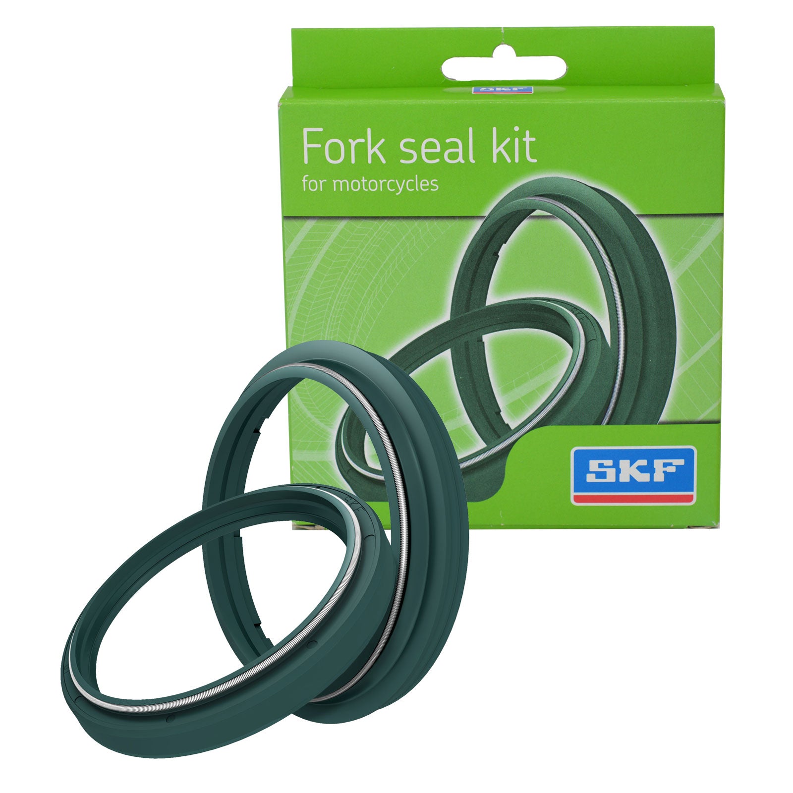 KIT PARAOLIO E PARAPOLVERE VERDE SKF PER FORCELLA MARZOCCHI 50 ØMM