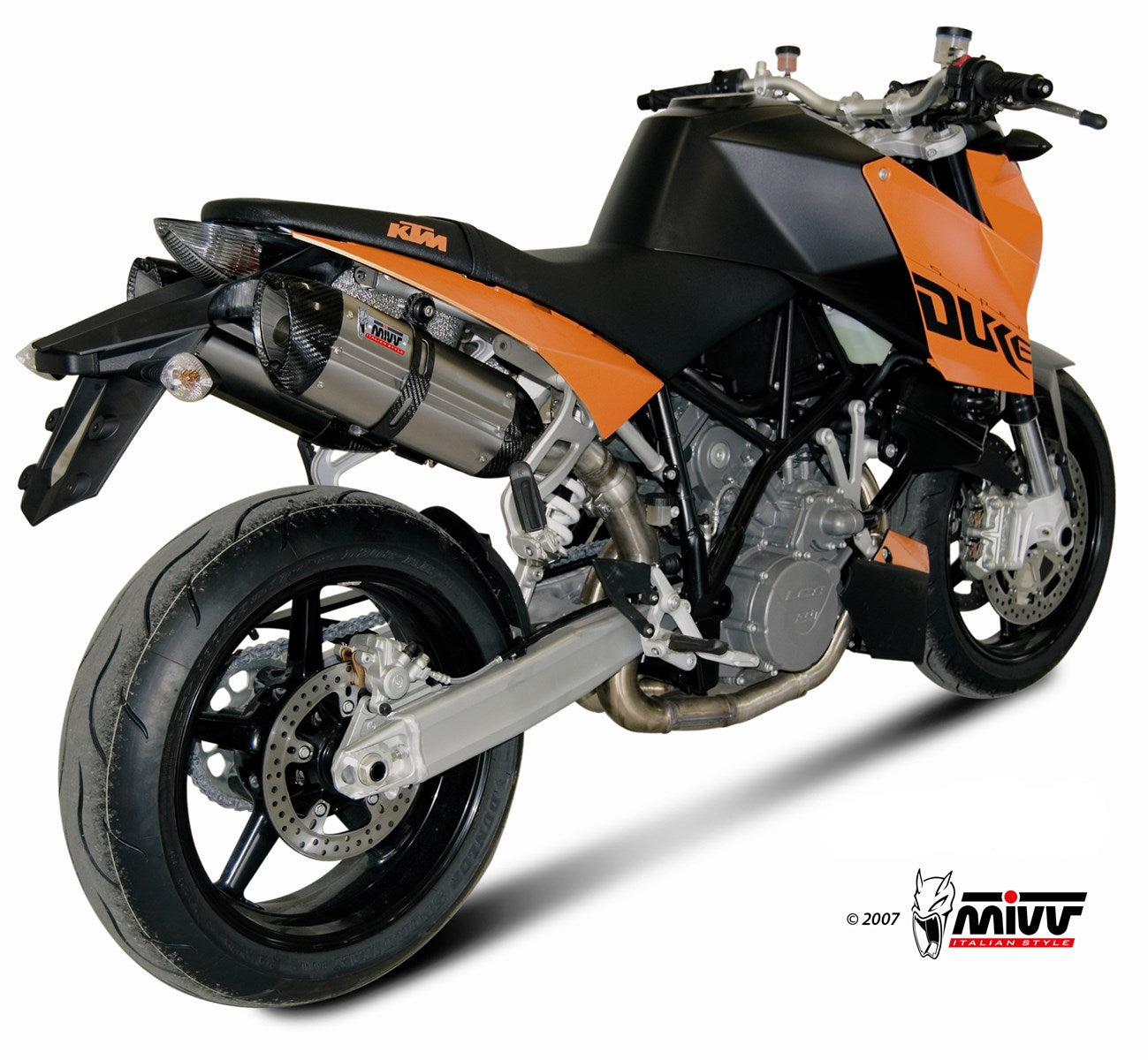 TERMINALI DI SCARICO IN ACCIAIO INOX MIVV SUONO KTM 990 SUPERDUKE 2005 - 2011