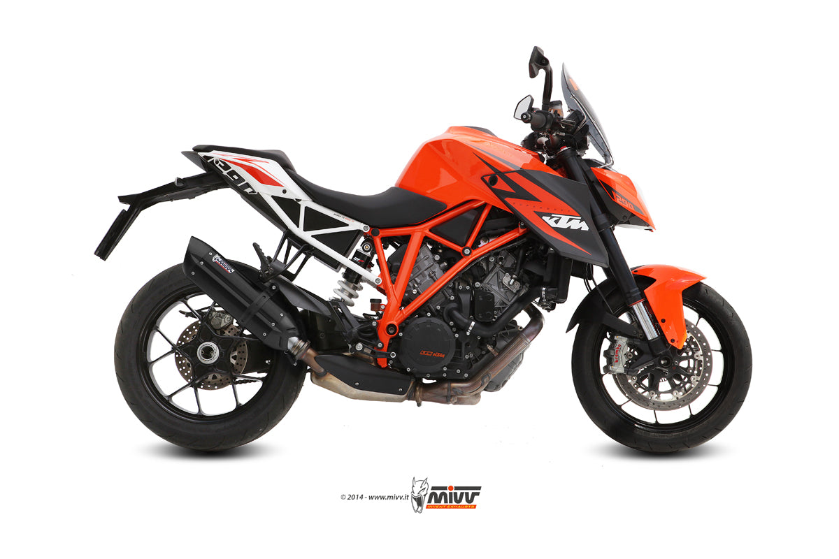 TERMINALE DI SCARICO ACCIAIO INOX NERO MIVV SUONO KTM 1290 SUPERDUKE 2014-2019