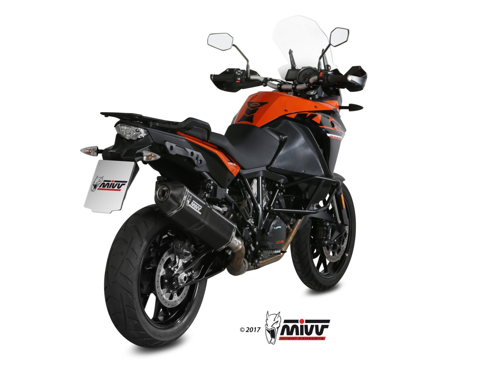 TERMINALE DI SCARICO INOX NERO MIVV SPEED EDGE KTM 1090 ADVENTURE 2017 - 2019