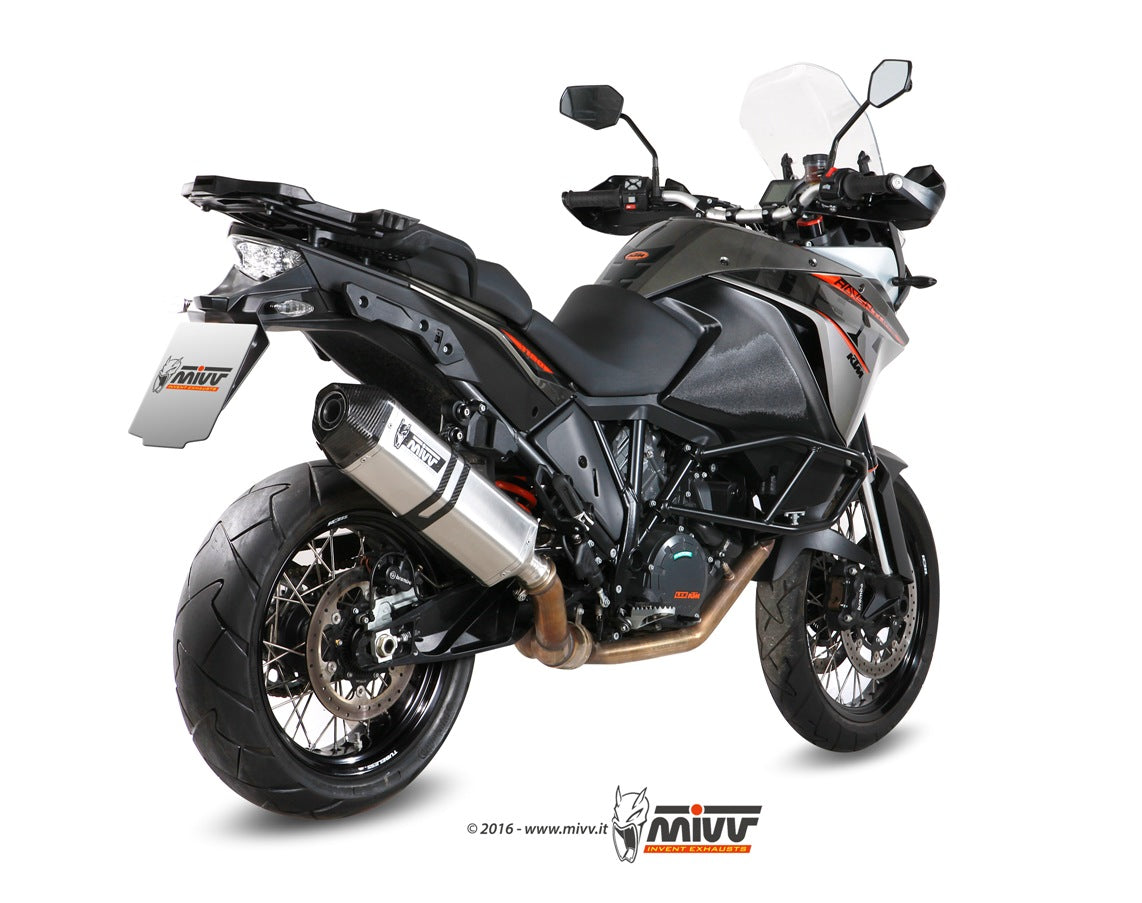 TERMINALE DI SCARICO ACCIAIO INOX MIVV SPEED EDGE KTM 1190 ADVENTURE 2013-2016