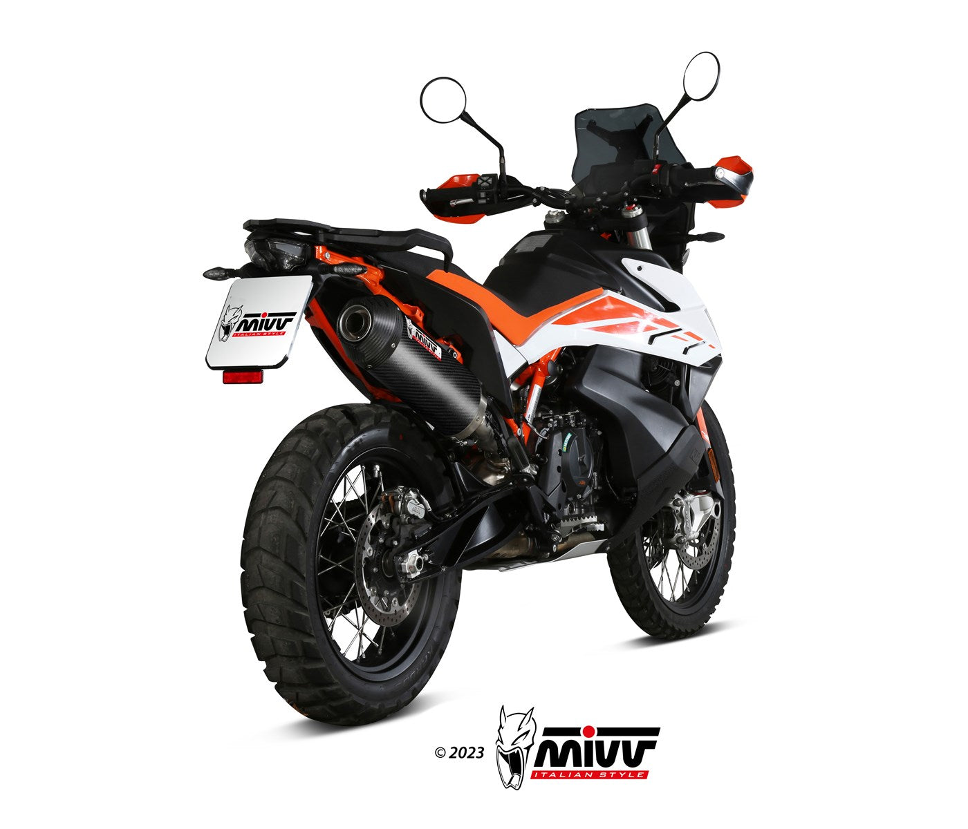 TERMINALE DI SCARICO IN CARBONIO MIVV OVAL KTM 790 ADVENTURE / R 2019 - 2020