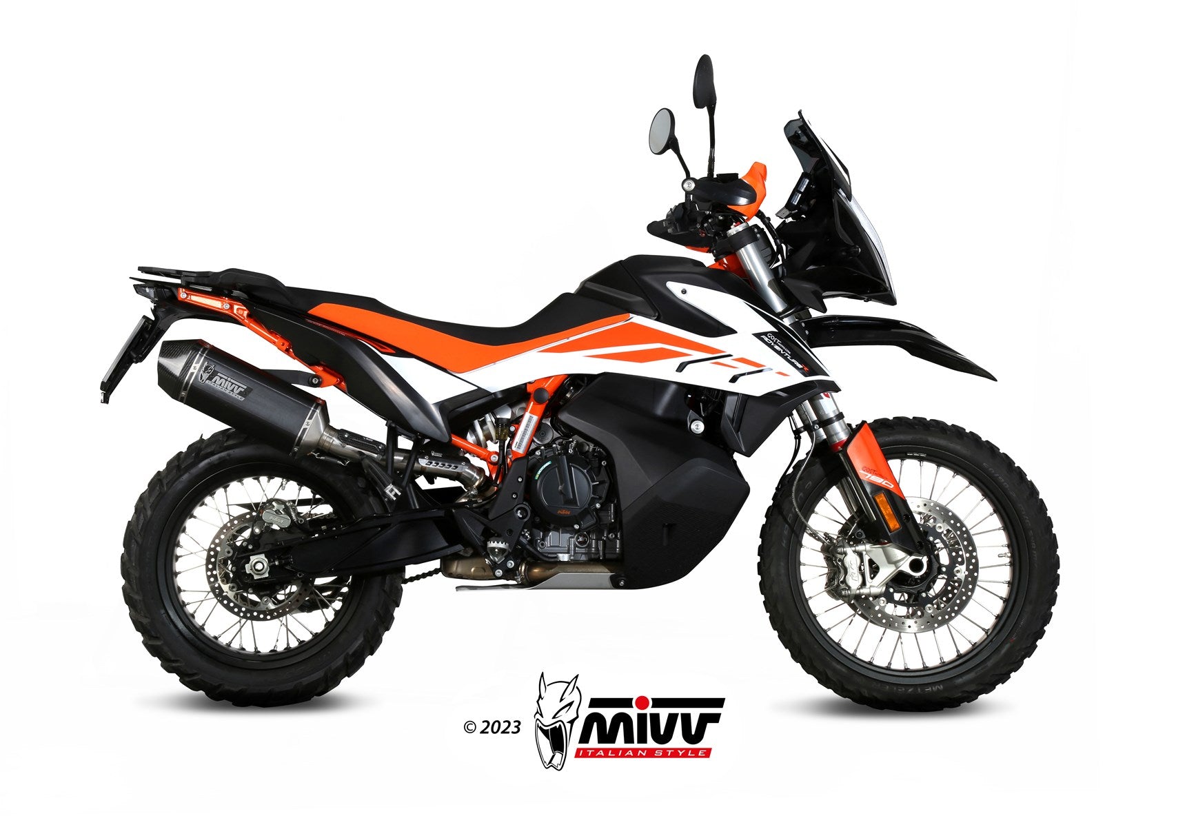 TERMINALE DI SCARICO INOX NERO MIVV SPEED EDGE KTM 790 ADVENTURE/R 2019-2020