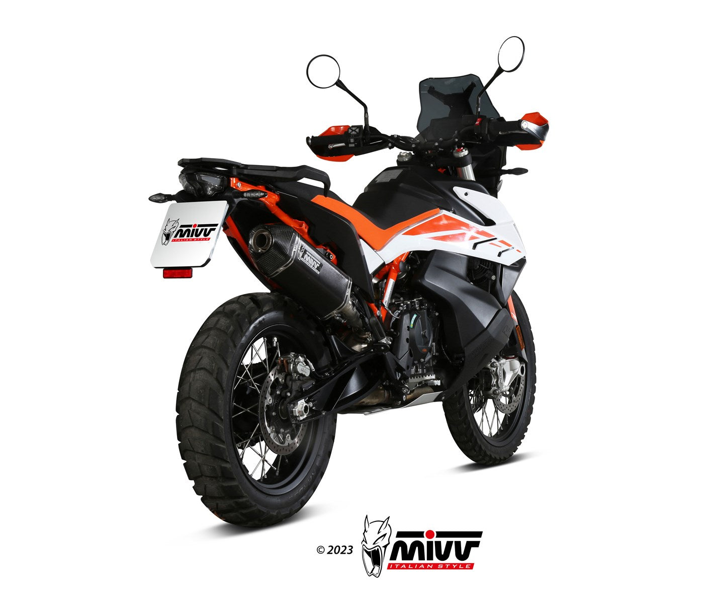 TERMINALE DI SCARICO INOX NERO MIVV SPEED EDGE KTM 790 ADVENTURE/R 2019-2020