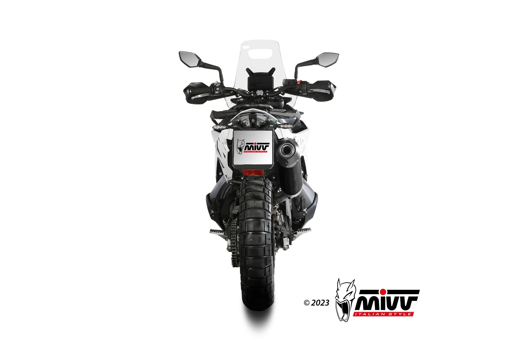 TERMINALE DI SCARICO IN CARBONIO MIVV OVAL KTM 790 ADVENTURE / R 2021 - 2024