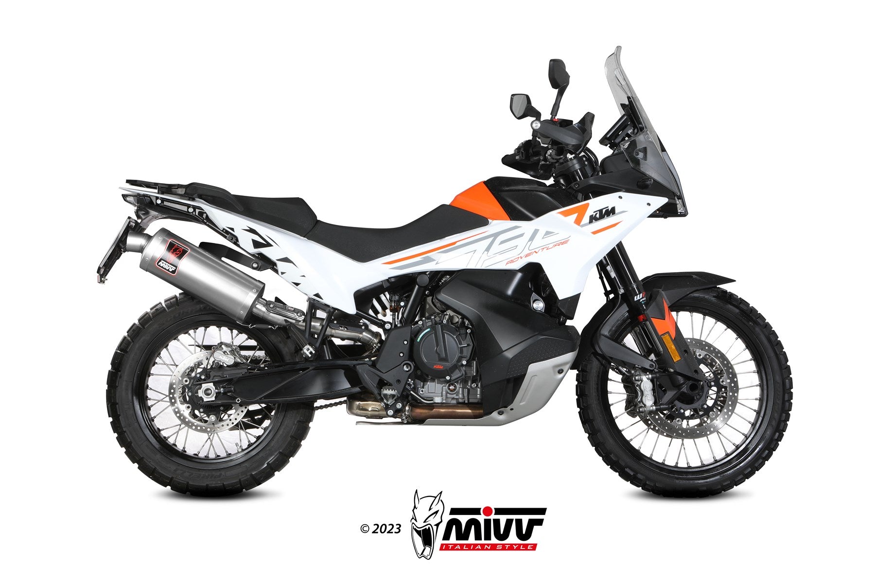 TERMINALE DI SCARICO IN ACCIAIO INOX MIVV DAKAR KTM 790 ADVENTURE / R 2021 -2024