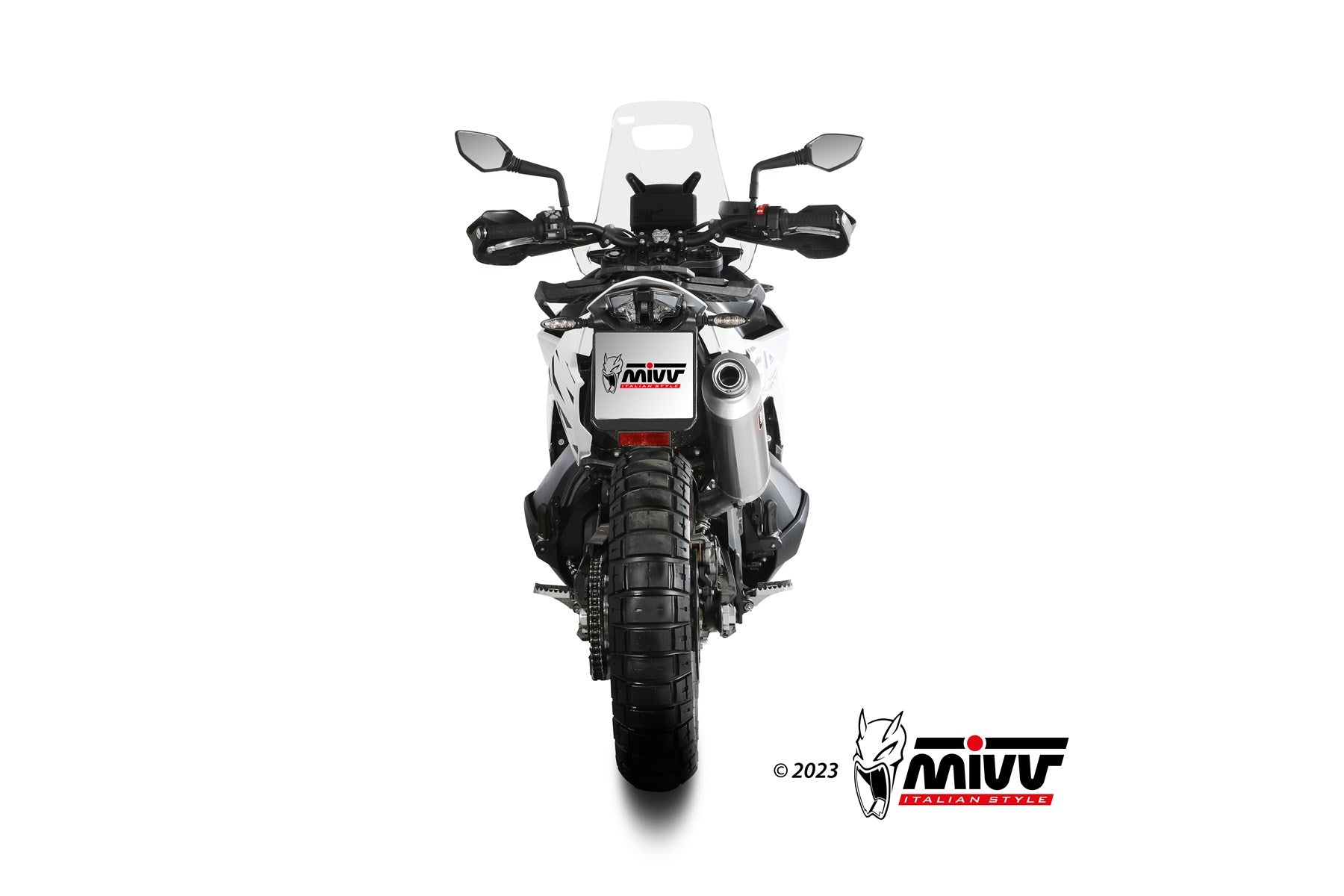 TERMINALE DI SCARICO IN ACCIAIO INOX MIVV DAKAR KTM 790 ADVENTURE / R 2021 -2024