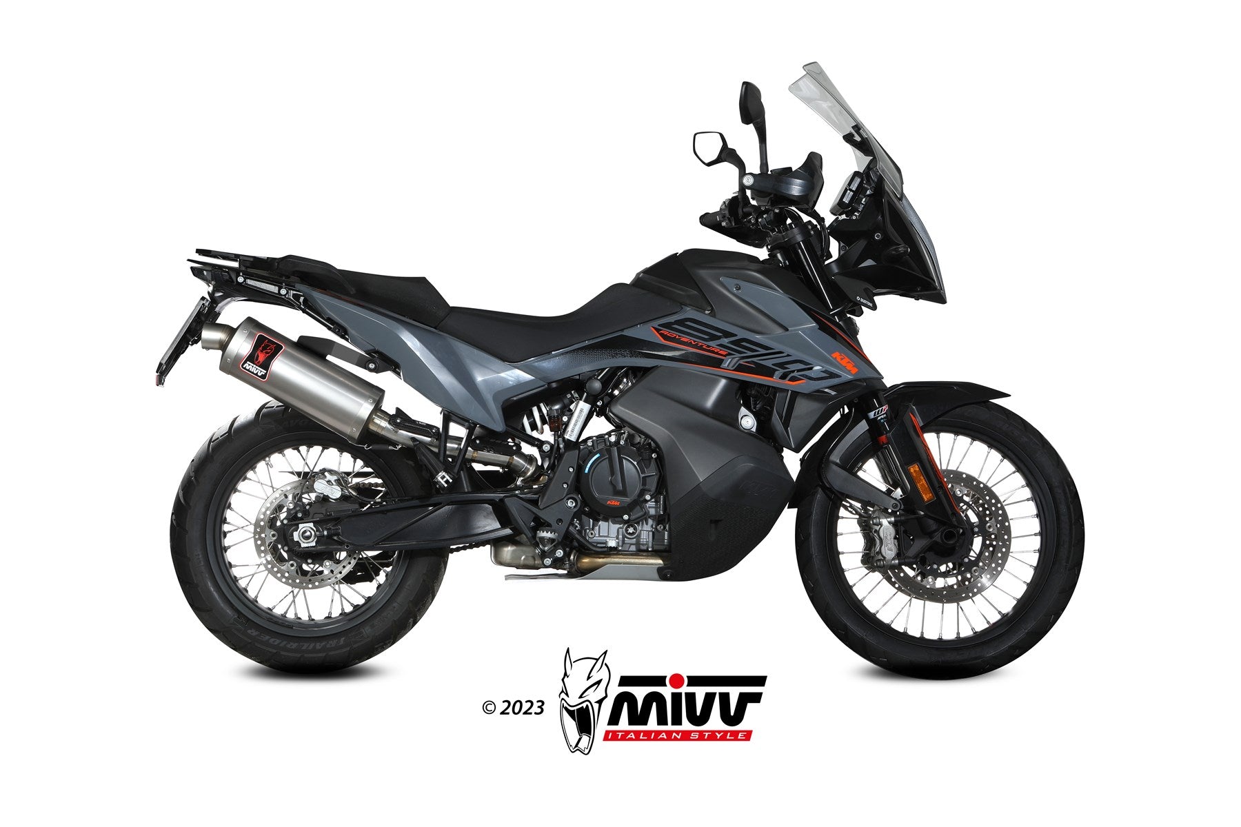 TERMINALE DI SCARICO IN ACCIAIO INOX MIVV DAKAR KTM 890 ADVENTURE / R 2020 -2024