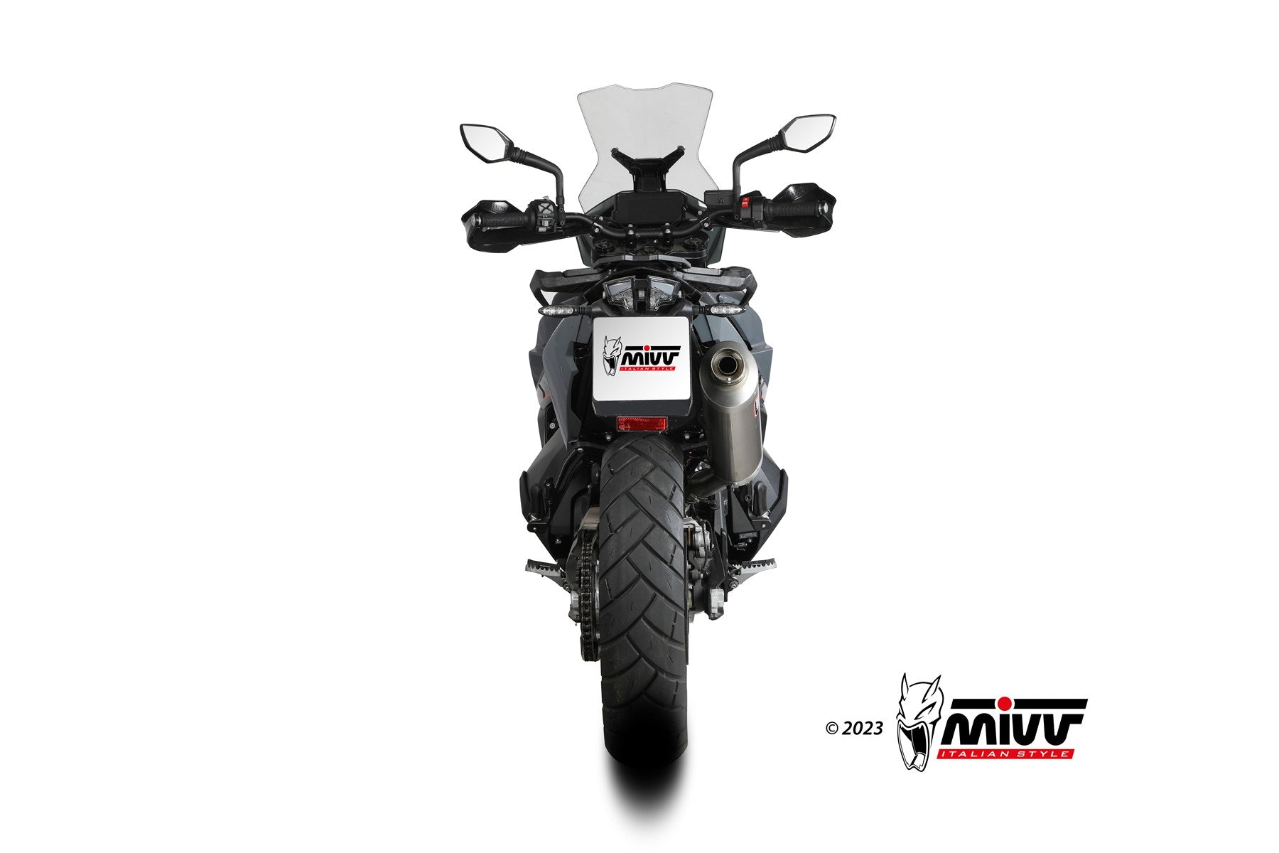 TERMINALE DI SCARICO IN ACCIAIO INOX MIVV DAKAR KTM 890 ADVENTURE / R 2020 -2024