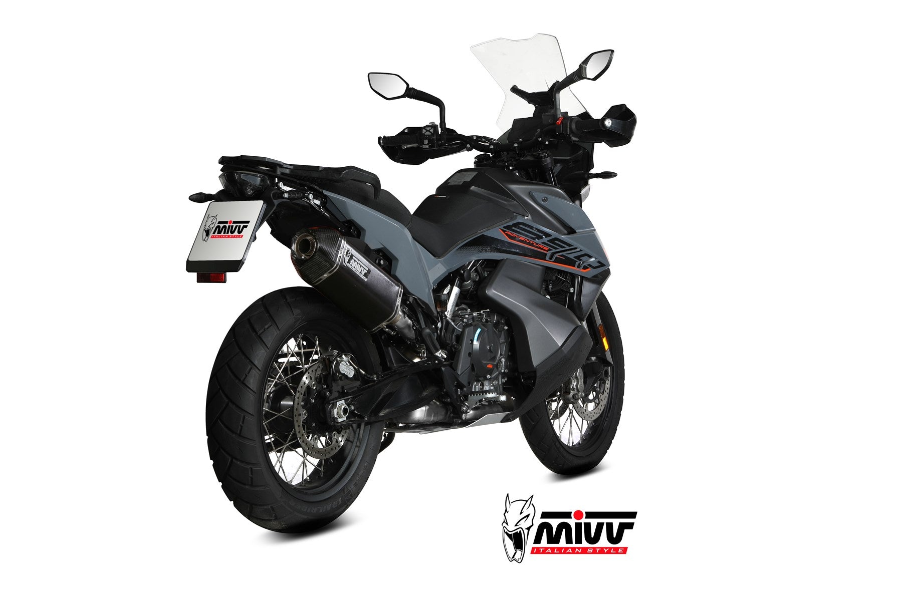 TERMINALE DI SCARICO INOX NERO MIVV SPEED EDGE KTM 890 ADVENTURE / R 2020 - 2024