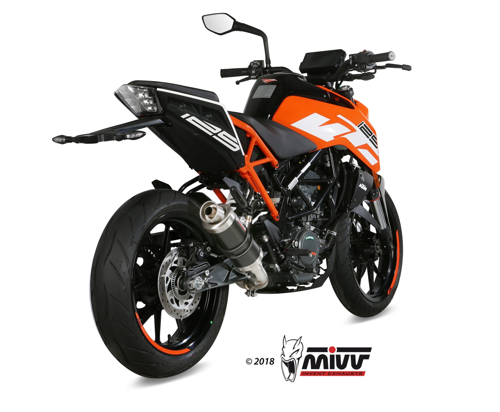 DECATALIZZATORE NO-KAT MIVV KTM 125 DUKE 2017 - 2020