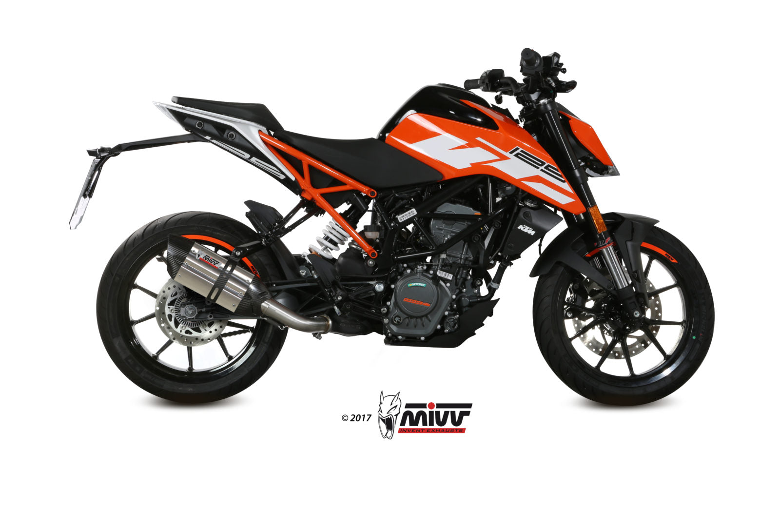 TERMINALE DI SCARICO IN ACCIAIO INOX MIVV SUONO KTM 125 DUKE 2017 - 2020