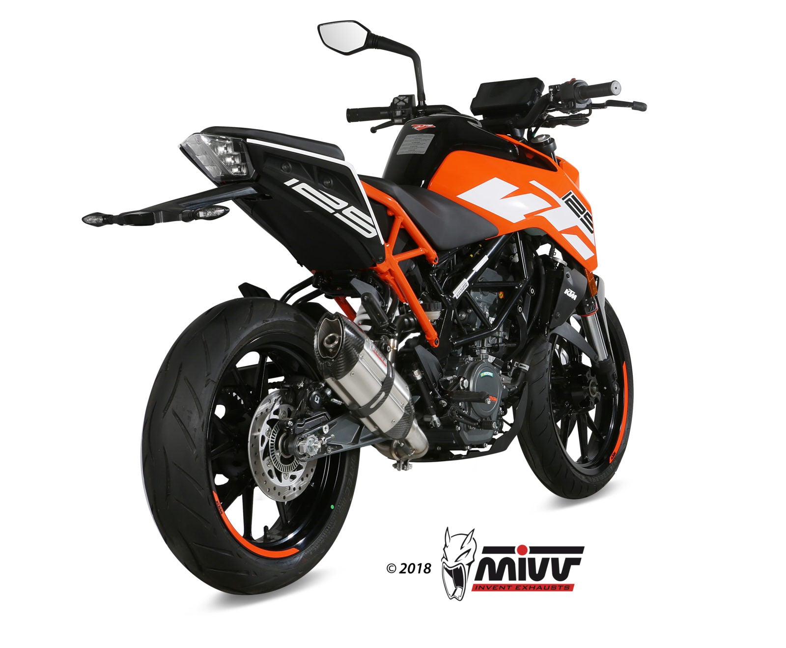 DECATALIZZATORE NO-KAT MIVV KTM 125 DUKE 2017 - 2020