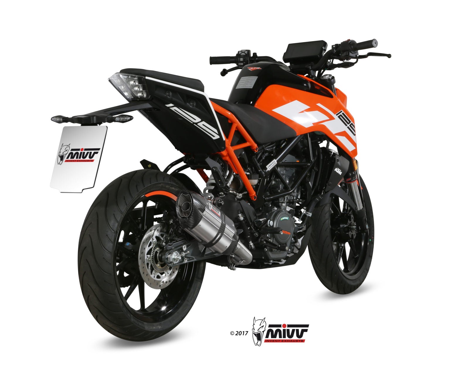 TERMINALE DI SCARICO IN ACCIAIO INOX MIVV SUONO KTM 125 DUKE 2017 - 2020