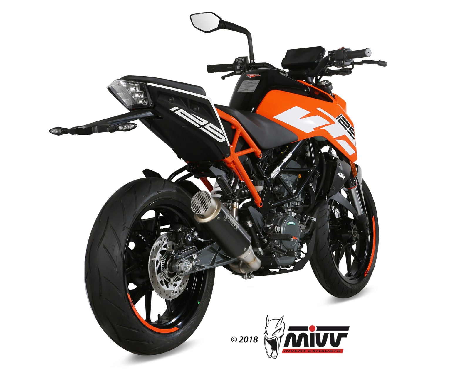 DECATALIZZATORE NO-KAT MIVV KTM 125 DUKE 2017 - 2020