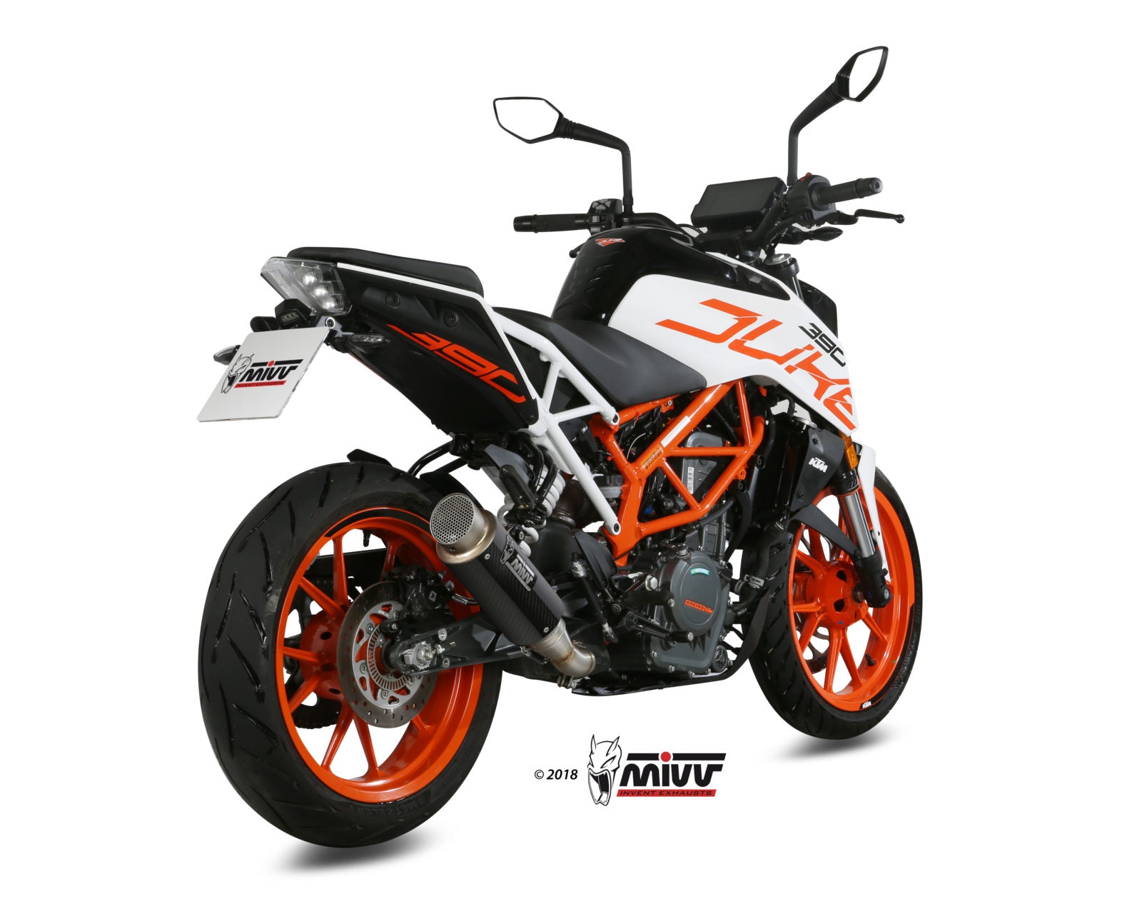 TERMINALE DI SCARICO IN CARBONIO MIVV GPPRO KTM 390 DUKE 2017 - 2020