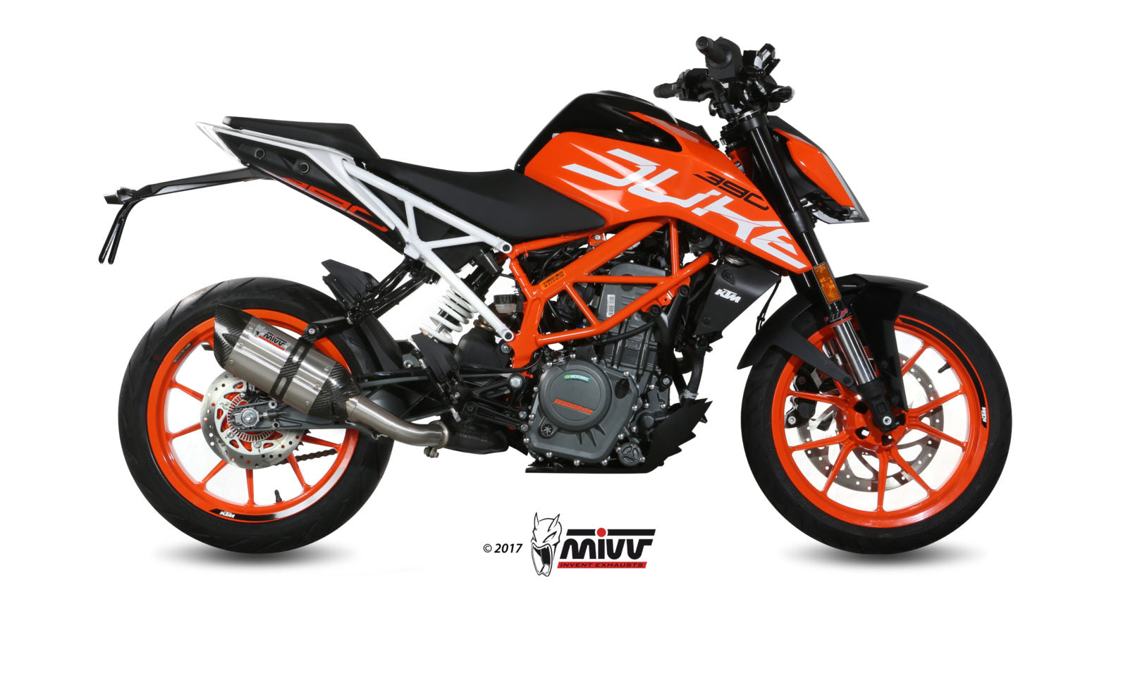 TERMINALE DI SCARICO IN ACCIAIO INOX MIVV SUONO KTM 390 DUKE 2017 - 2020