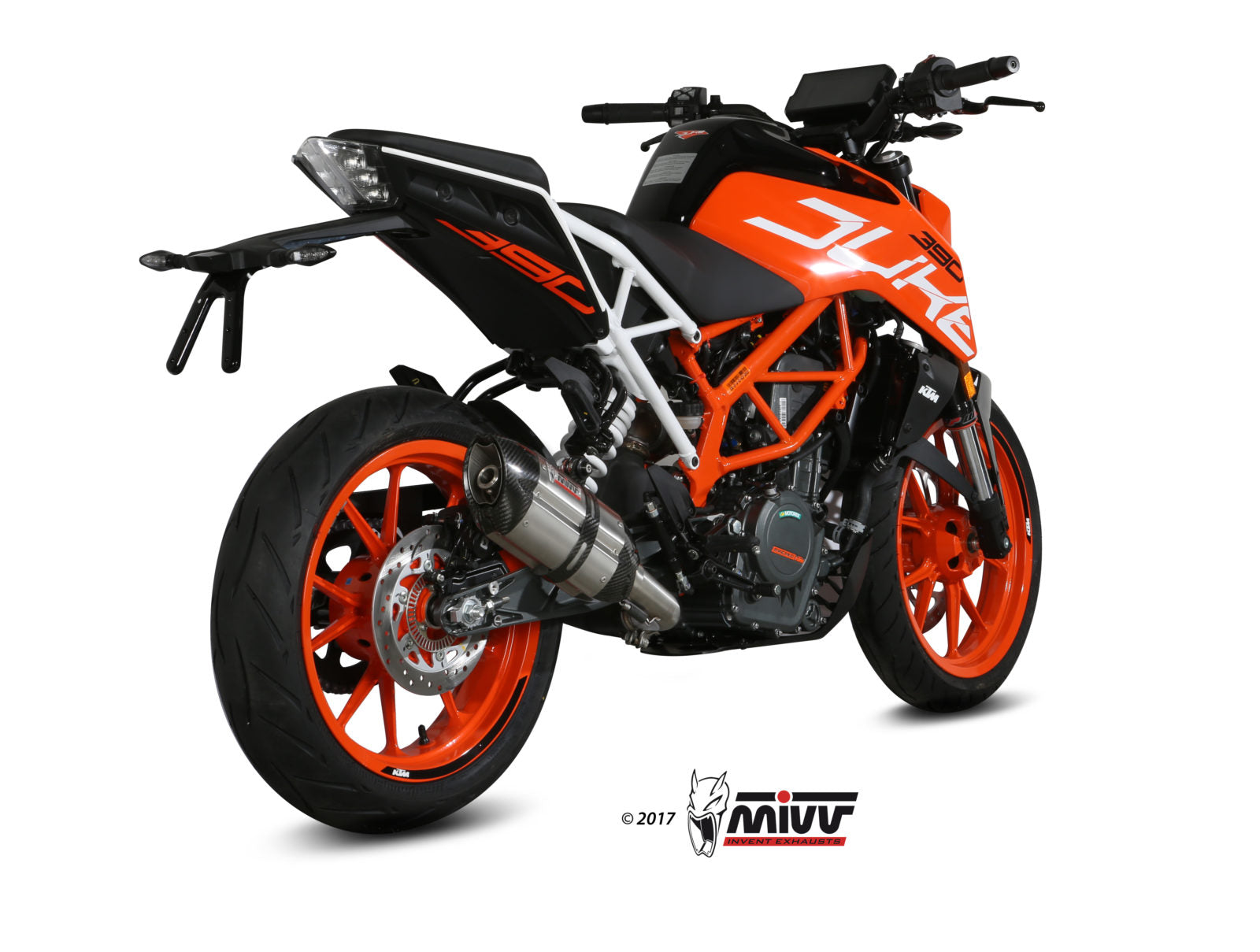TERMINALE DI SCARICO IN ACCIAIO INOX MIVV SUONO KTM 390 DUKE 2017 - 2020