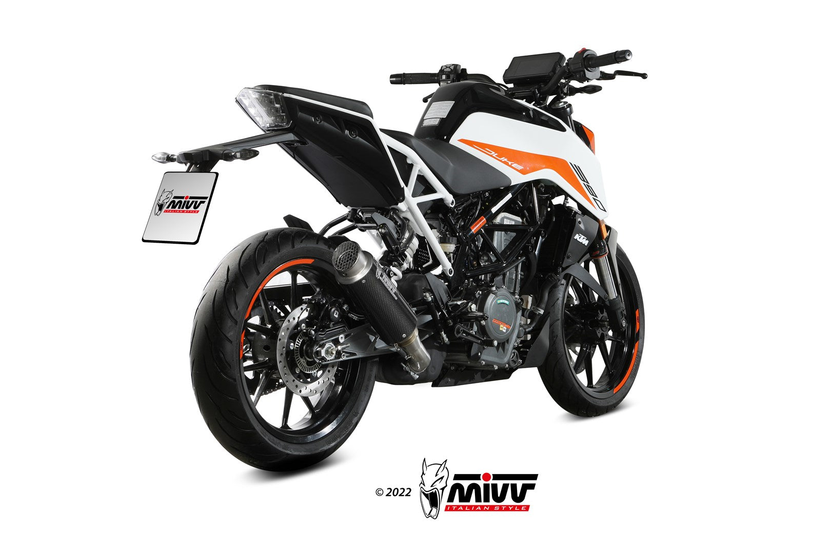 TERMINALE DI SCARICO IN CARBONIO MIVV GPPRO KTM 390 DUKE 2021 - 2023