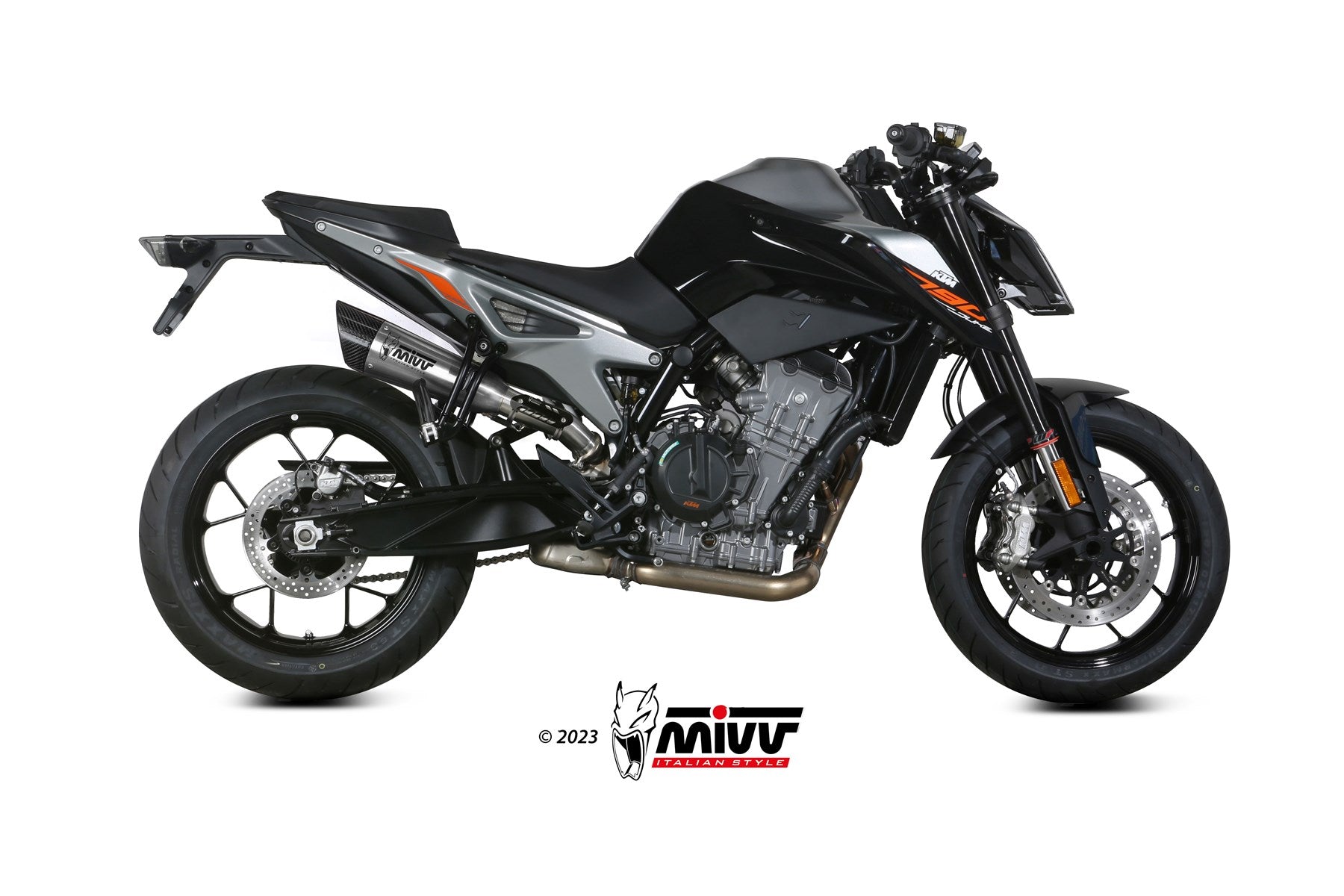 TERMINALE DI SCARICO IN TITANIO MIVV X-M5 KTM 790 DUKE 2018 - 2020