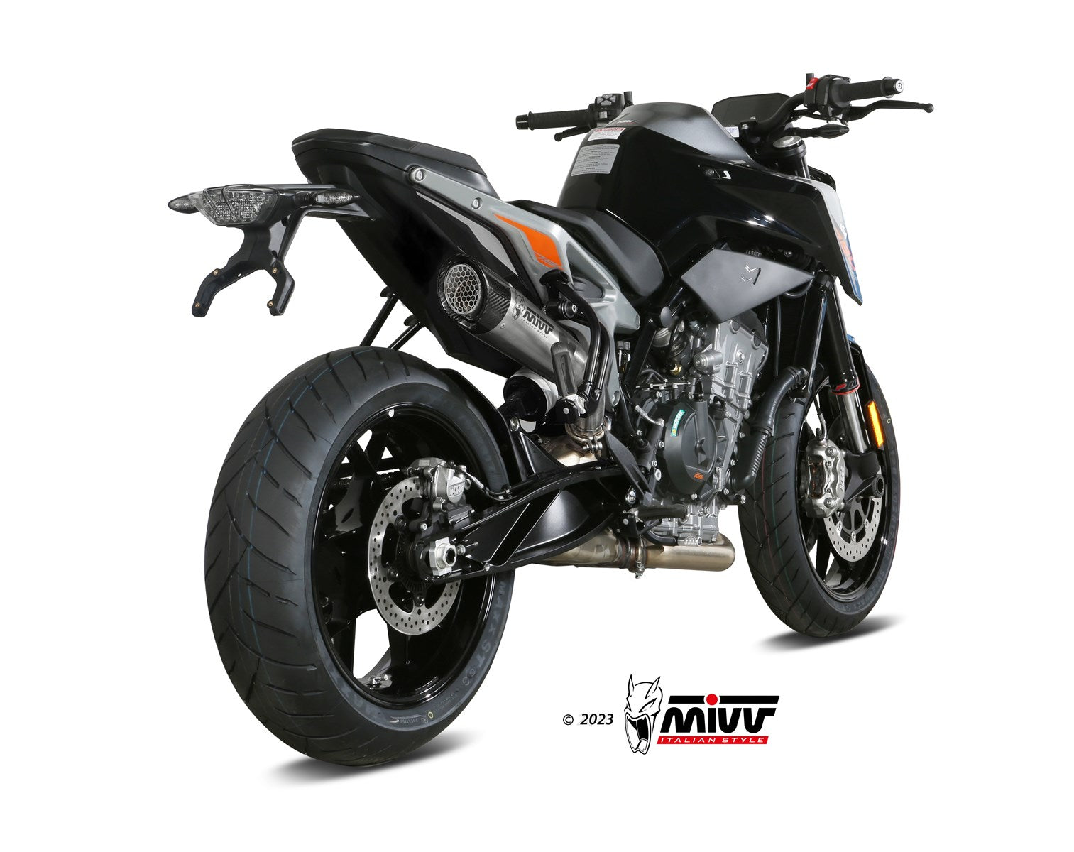 TERMINALE DI SCARICO IN TITANIO MIVV X-M5 KTM 790 DUKE 2018 - 2020