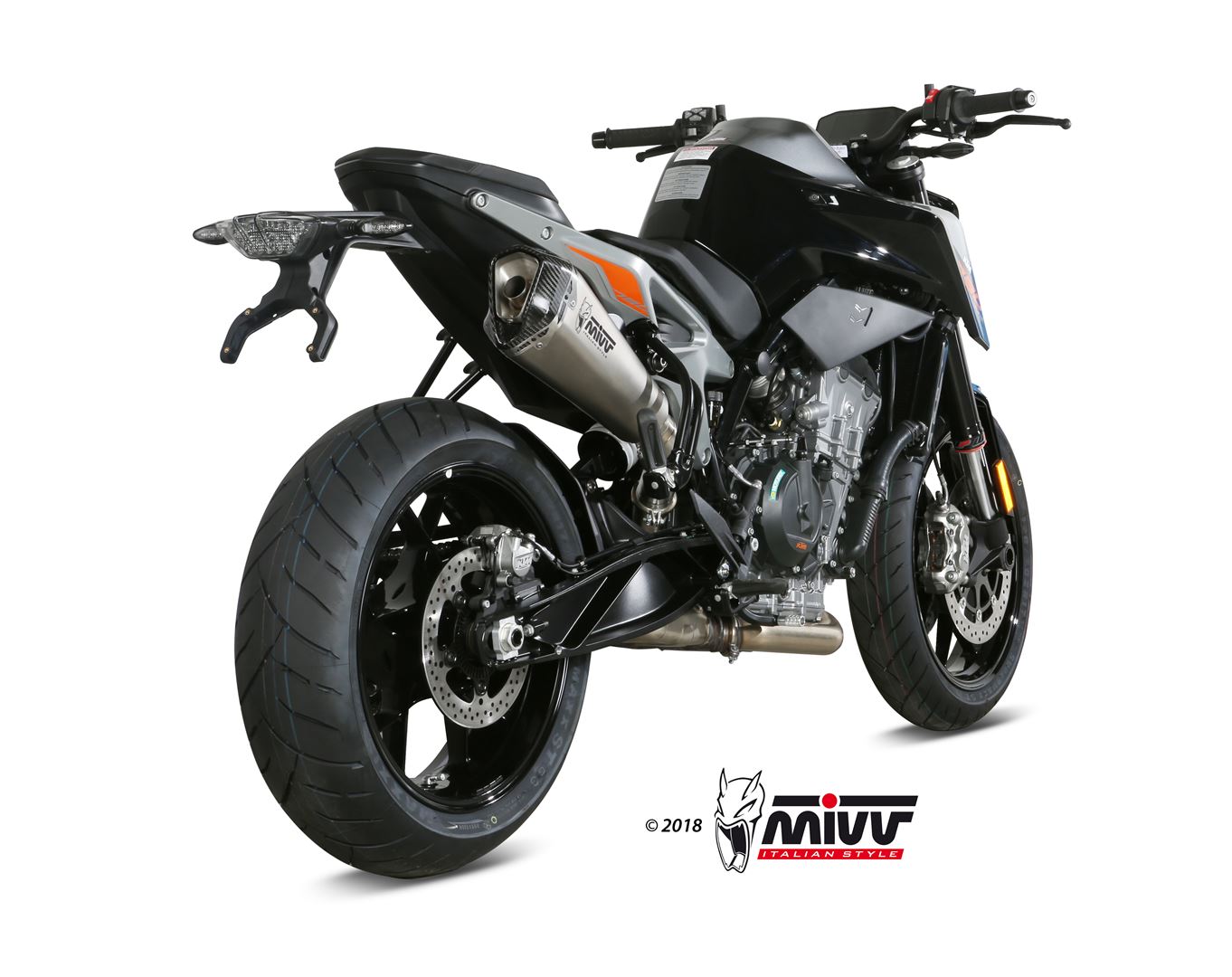 TERMINALE DI SCARICO IN ACCIAIO INOX MIVV DELTA RACE KTM 790 DUKE 2018 - 2020