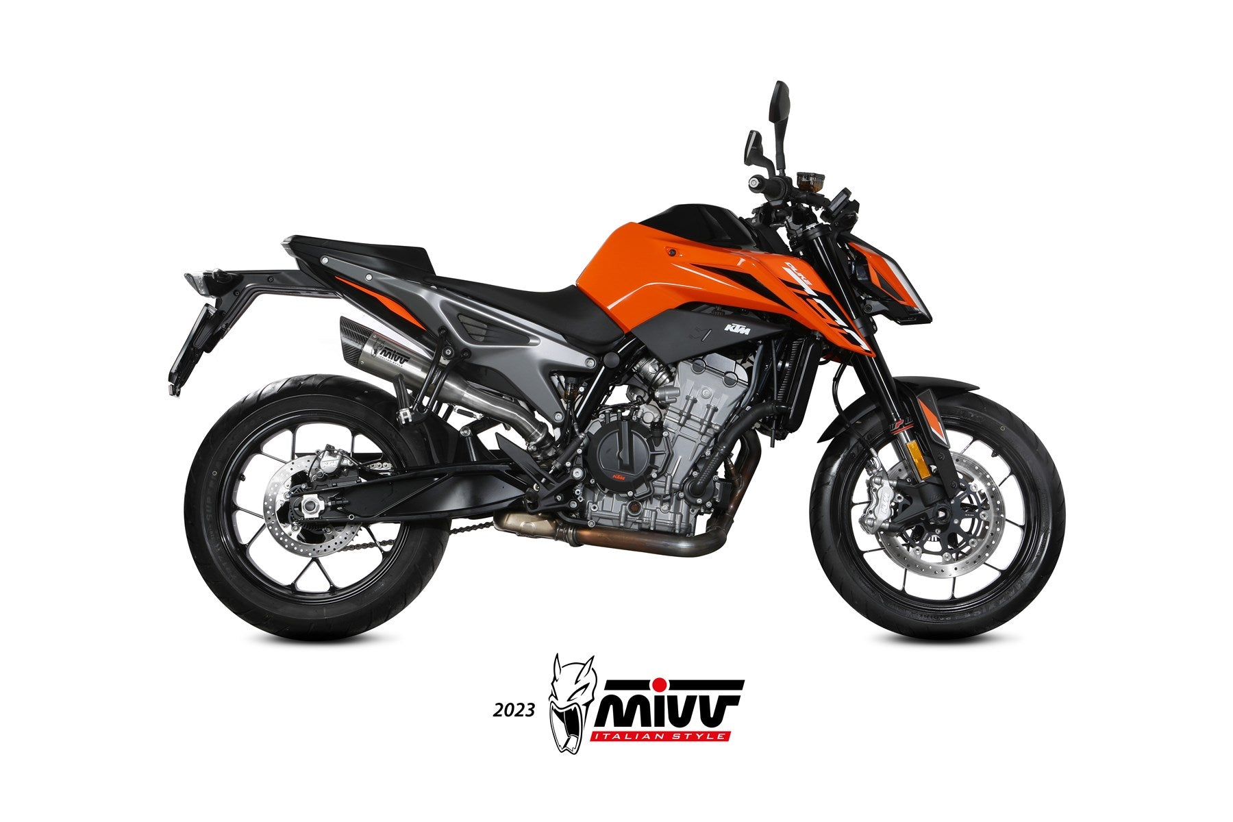 TERMINALE DI SCARICO IN TITANIO MIVV X-M5 KTM 790 DUKE 2023 - 2024