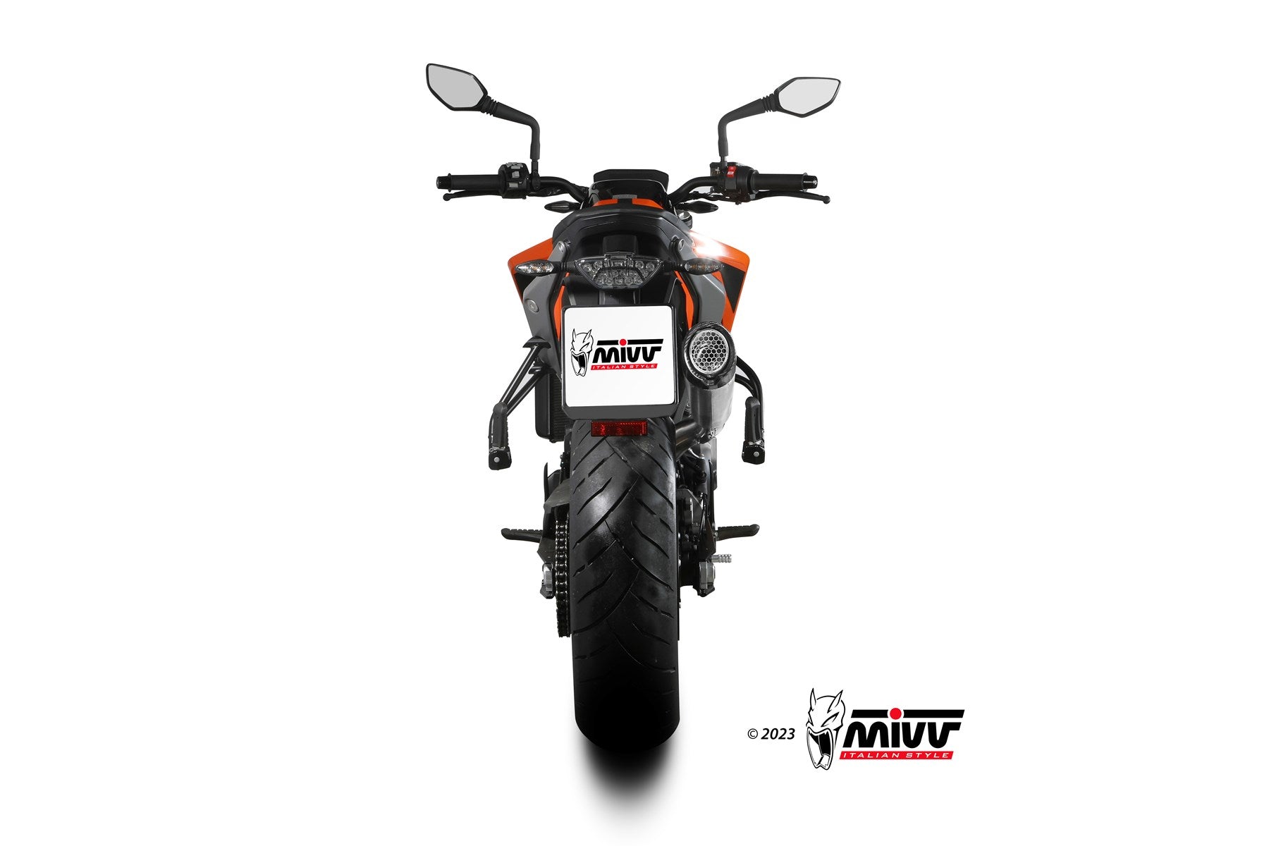 TERMINALE DI SCARICO IN TITANIO MIVV X-M5 KTM 790 DUKE 2023 - 2024